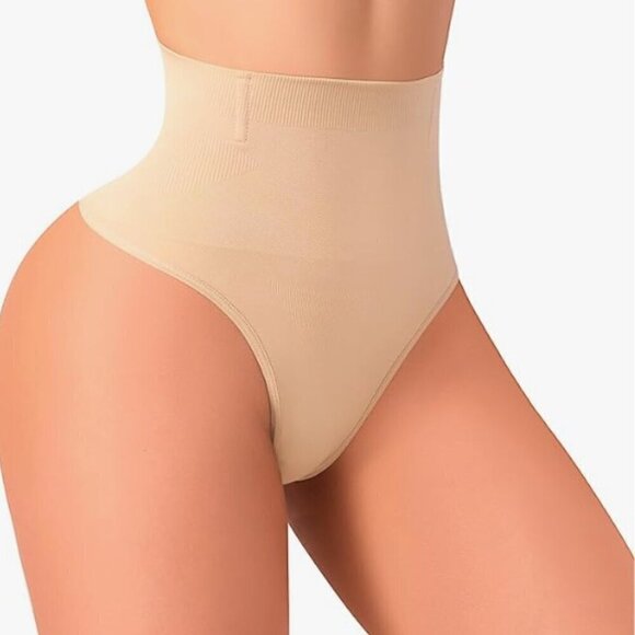TUMMY CONTORL THONG SHAPER PANTY - Picture 1 of 8